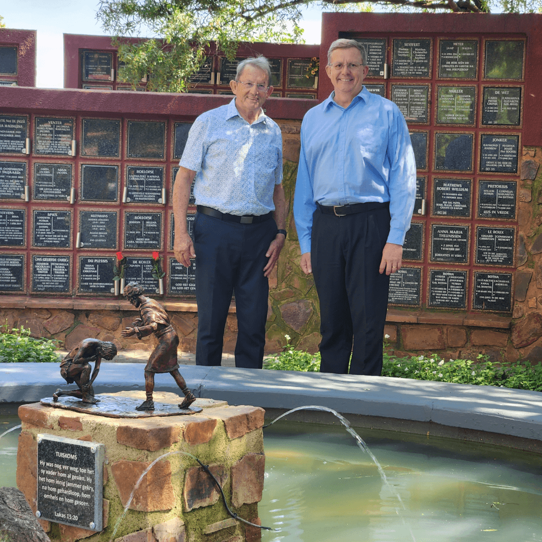 Danie Langner en Nic Grobler voor 'Begin 'n nuwe lewe'